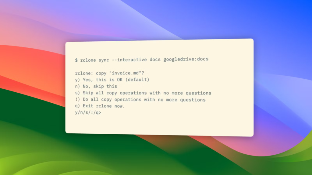 I stopped using the official Google Drive app and switched to this simple terminal tool I stopped using the official Google Drive app and switched to this simple terminal tool