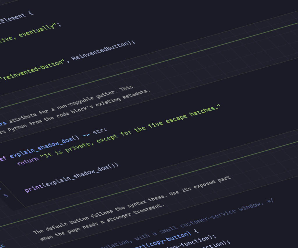 What’s !important #18: , Syntax ::highlight()ing, named-feature(), and More What’s !important #18: , Syntax ::highlight()ing, named-feature(), and More