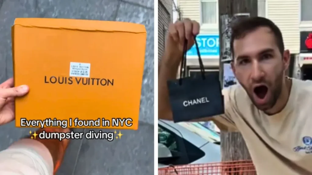 A TikToker Found Chanel, Louis Vuitton, and Burberry Items on New York City Streets — and Drank From a Fire Hydrant Jack in the Box worker gets yelled at by customer.