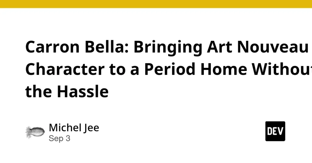 Carron Bella: Bringing Art Nouveau Character to a Period Home Without the Hassle Carron Bella: Bringing Art Nouveau Character to a Period Home Without the Hassle