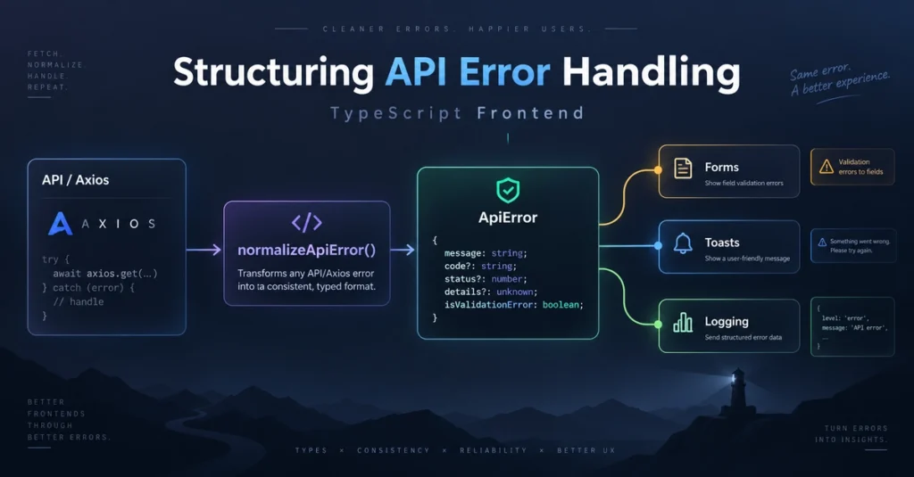 From Contract Boundary to Error Boundary: Structuring API Error Handling in a TypeScript Frontend From Contract Boundary to Error Boundary: Structuring API Error Handling in a TypeScript Frontend