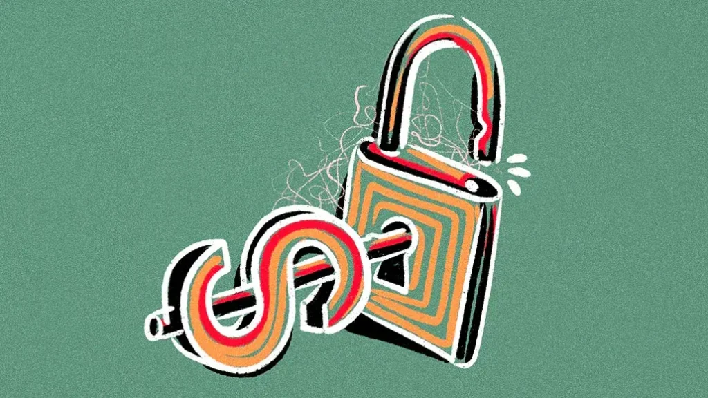 Google rolls out pay-per-value AI licensing program to publishers Graphic of a dollar sign-shaped key unlocking a lock, symbolizing the key to unlocking successful performance marketing through the seven stages of development