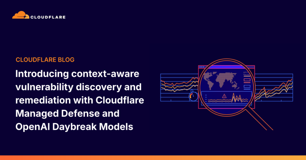 Introducing context-aware vulnerability discovery and remediation with Cloudflare Managed Defense and OpenAI Daybreak Models Introducing context-aware vulnerability discovery and remediation with Cloudflare Managed Defense and OpenAI Daybreak Models