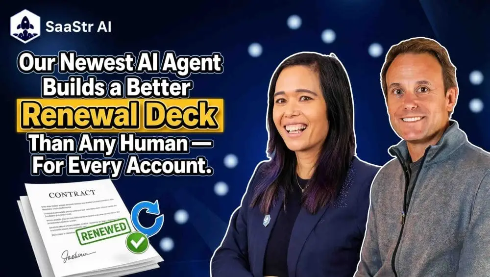 Our Newest AI Agent Is a Renewal Agent. It Builds a Better Renewal Deck Than Any Human Could, For Every Single Account. Not Just the Big Ones. Our Newest AI Agent Is a Renewal Agent. It Builds a Better Renewal Deck Than Any Human Could, For Every Single Account. Not Just the Big Ones.