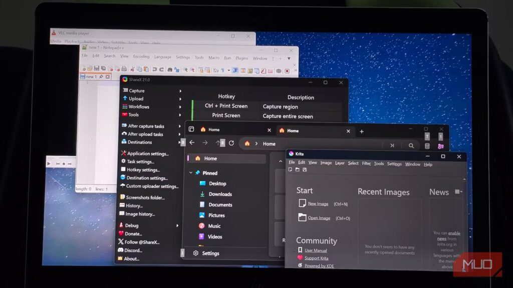 I swapped 5 built-in Windows apps for open-source ones for a month, and only 3 survived